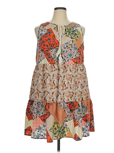Pre-owned Emery Rose Casual Dress In Orange