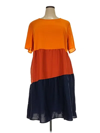 Pre-owned Emery Rose Casual Dress In Orange