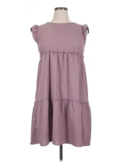 Pre-owned Emery Rose Casual Dress In Purple