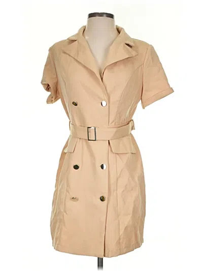 Pre-owned Emery Rose Casual Dress In Tan
