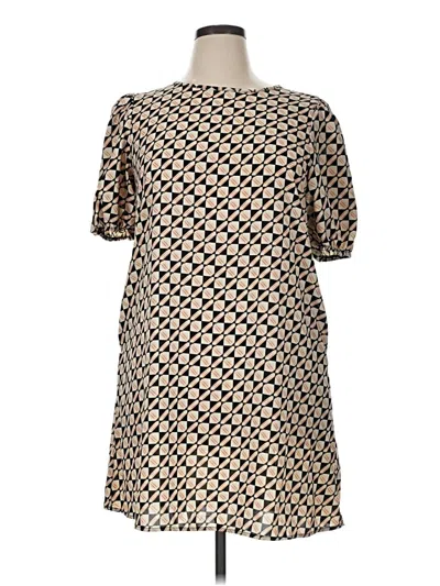 Pre-owned Emery Rose Casual Dress In Tan