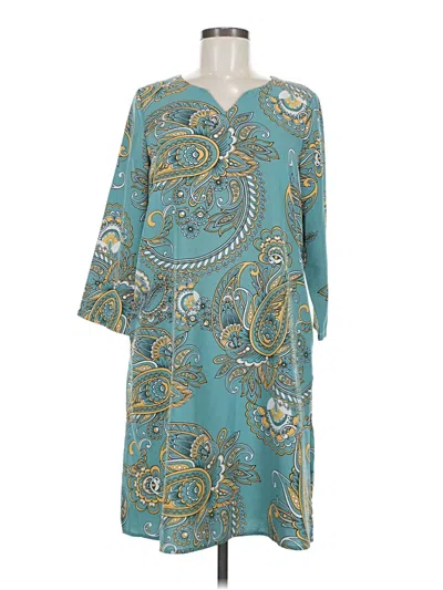 Pre-owned Emery Rose Casual Dress In Teal
