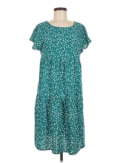 Pre-owned Emery Rose Casual Dress In Teal