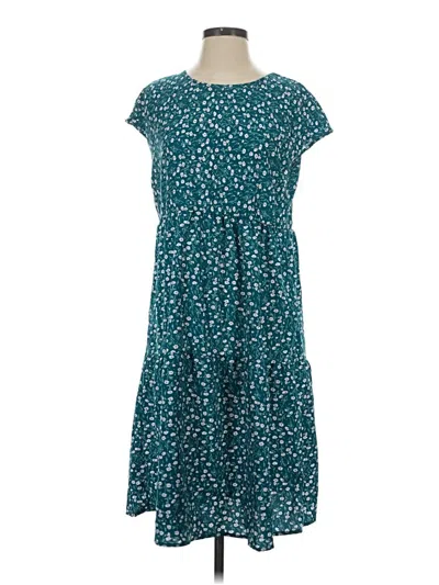 Pre-owned Emery Rose Casual Dress In Teal