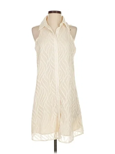 Pre-owned Emery Rose Casual Dress In White