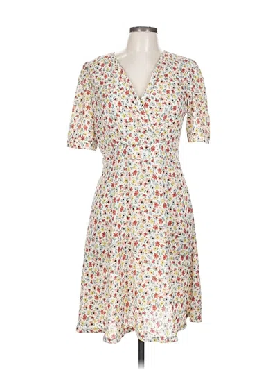 Pre-owned Emery Rose Casual Dress In White