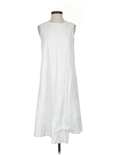 Pre-owned Emery Rose Casual Dress In White