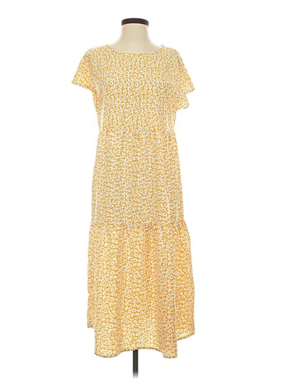 Pre-owned Emery Rose Casual Dress In Yellow