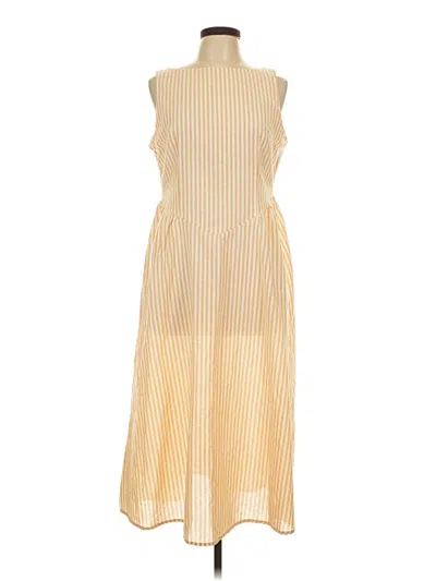 Pre-owned Emery Rose Casual Dress In Yellow