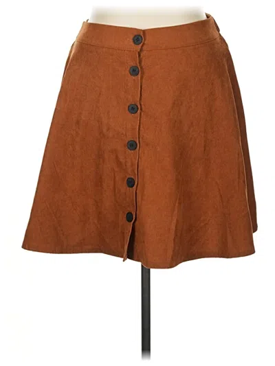 Pre-owned Emery Rose Casual Skirt In Brown