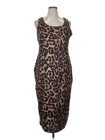 Pre-owned Emery Rose Cocktail Dress In Brown