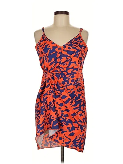 Pre-owned Emery Rose Cocktail Dress In Orange