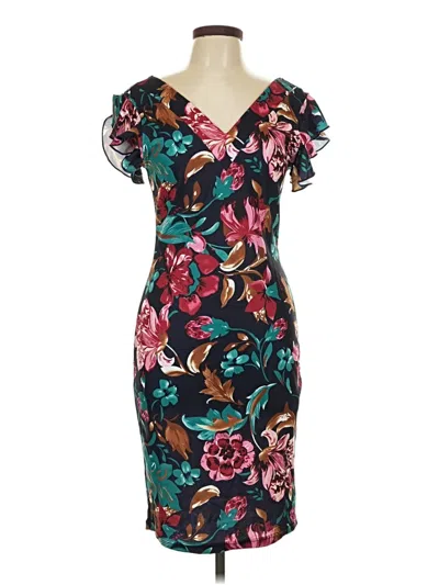 Emery Rose Cocktail Dress In Animal Print