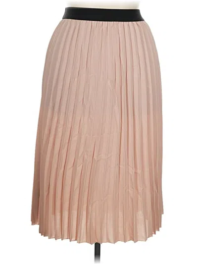 Pre-owned Emery Rose Formal Skirt In Tan