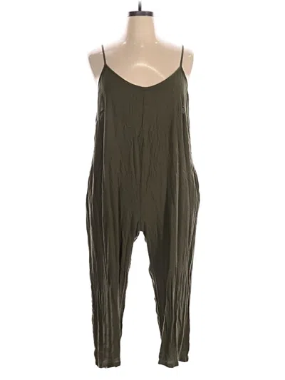 Pre-owned Emery Rose Jumpsuit In Green