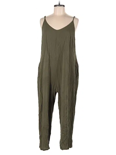 Pre-owned Emery Rose Jumpsuit In Green