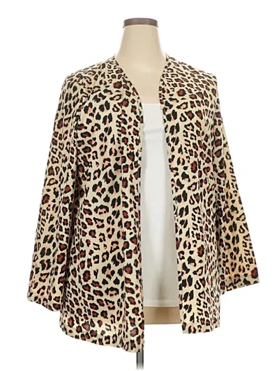 Pre-owned Emery Rose Kimono In Brown