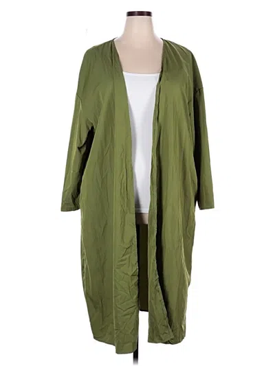 Pre-owned Emery Rose Kimono In Green