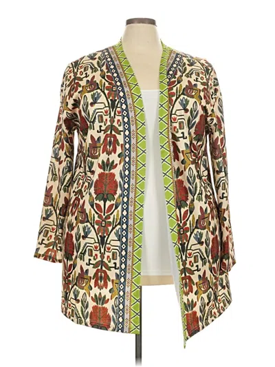 Pre-owned Emery Rose Kimono In White
