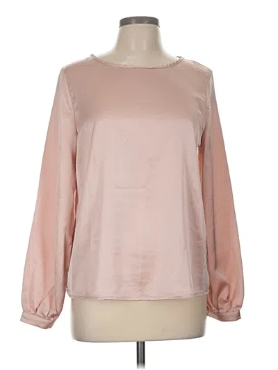 Pre-owned Emery Rose Long Sleeve Blouse In Pink