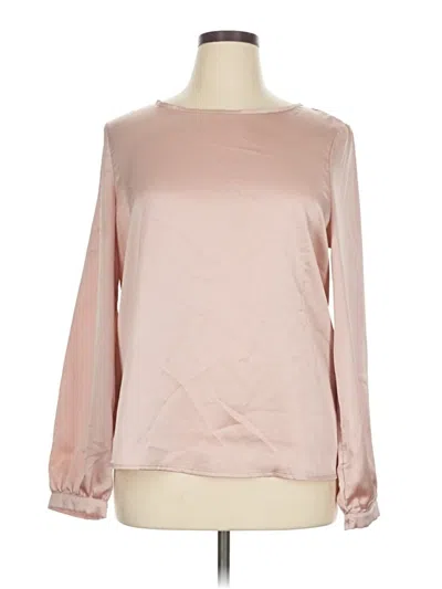 Pre-owned Emery Rose Long Sleeve Blouse In Pink