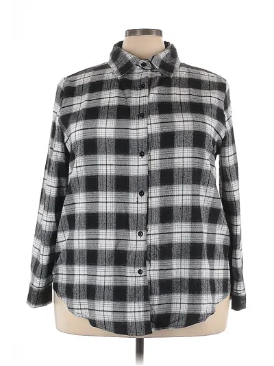 Pre-owned Emery Rose Long Sleeve Blouse In White