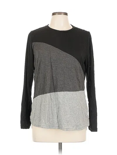 Pre-owned Emery Rose Long Sleeve T-shirt In Gray