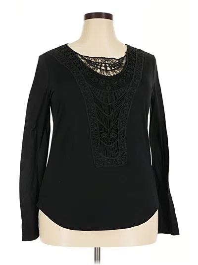 Pre-owned Emery Rose Long Sleeve T-shirt In Black