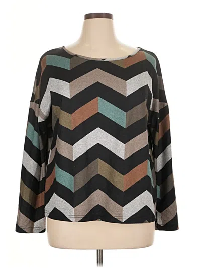 Pre-owned Emery Rose Long Sleeve T-shirt In Brown