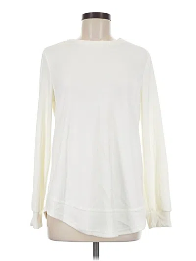 Pre-owned Emery Rose Long Sleeve T-shirt In Ivory