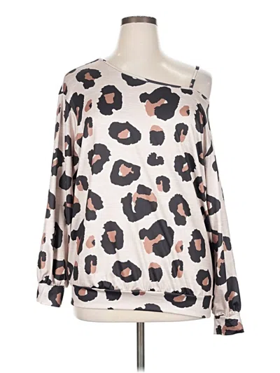 Pre-owned Emery Rose Long Sleeve T-shirt In White