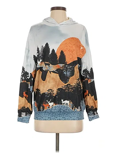 Pre-owned Emery Rose Pullover Hoodie In Blue