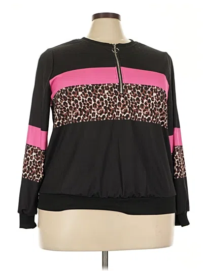 Pre-owned Emery Rose Pullover Sweater In Black