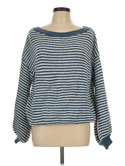 Pre-owned Emery Rose Pullover Sweater In Blue