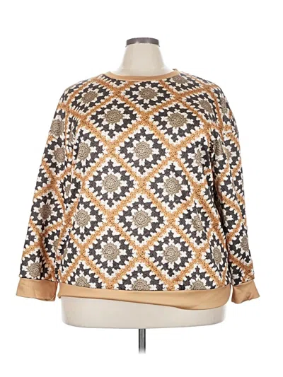 Pre-owned Emery Rose Pullover Sweater In Brown