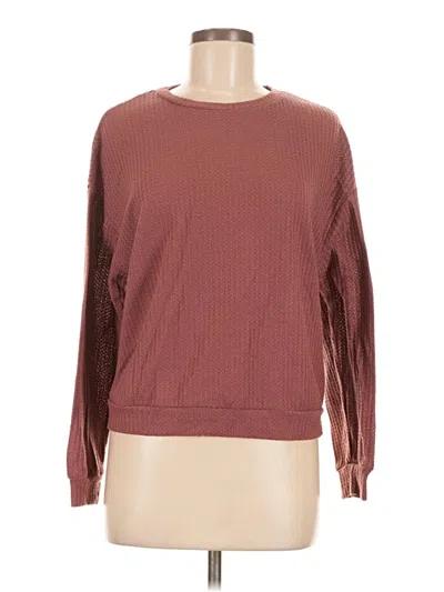 Pre-owned Emery Rose Pullover Sweater In Burgundy