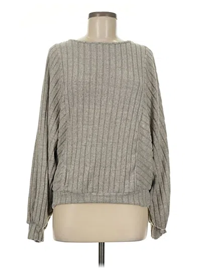 Pre-owned Emery Rose Pullover Sweater In Gray