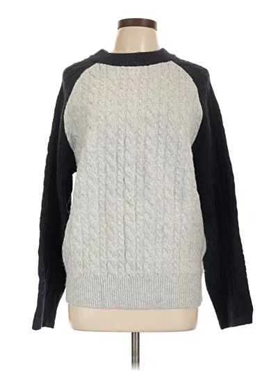 Pre-owned Emery Rose Pullover Sweater In Gray