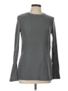 Emery Rose Pullover Sweater In Gray