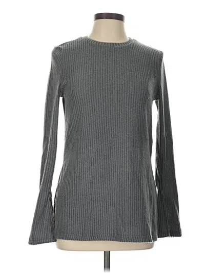 Emery Rose Pullover Sweater In Gray