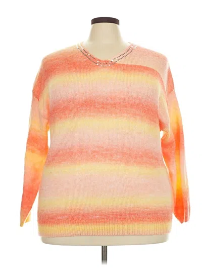 Pre-owned Emery Rose Pullover Sweater In Orange