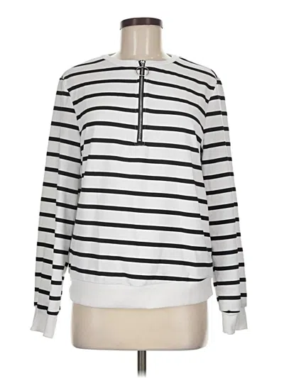 Pre-owned Emery Rose Pullover Sweater In White