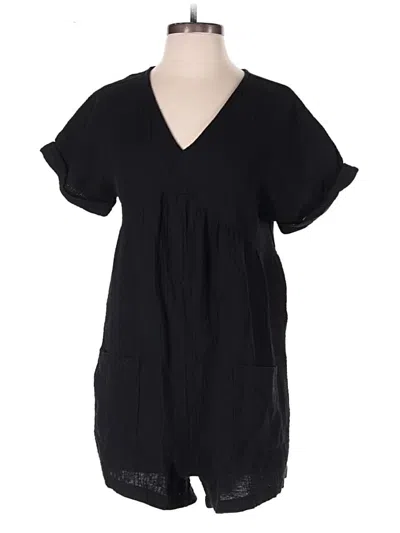 Pre-owned Emery Rose Romper In Black