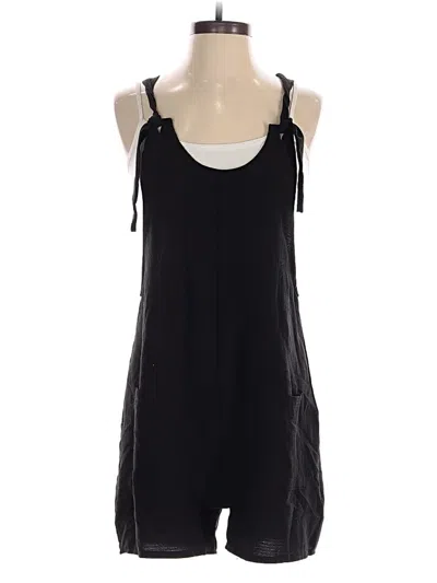 Pre-owned Emery Rose Romper In Black