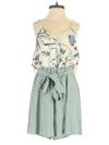 Emery Rose Romper In Green