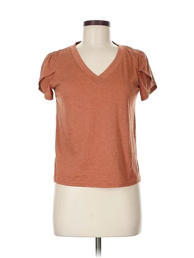 Pre-owned Emery Rose Short Sleeve T-shirt In Brown
