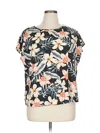 Emery Rose Short Sleeve T-shirt In Brown