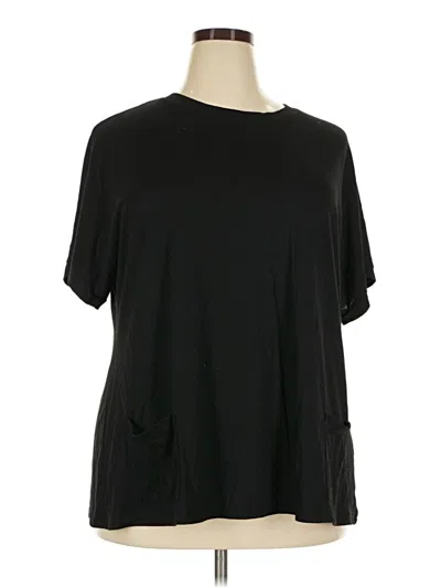 Pre-owned Emery Rose Short Sleeve T-shirt In Black
