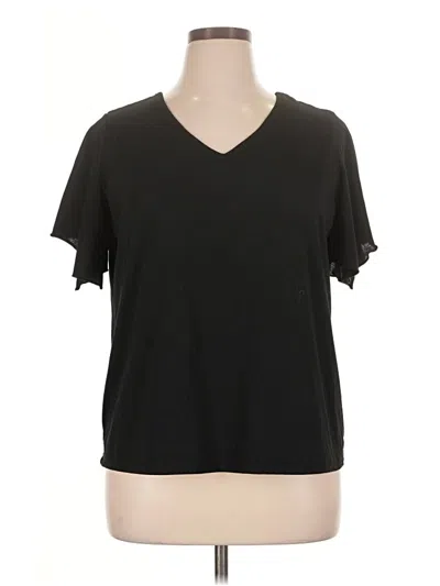 Pre-owned Emery Rose Short Sleeve T-shirt In Black