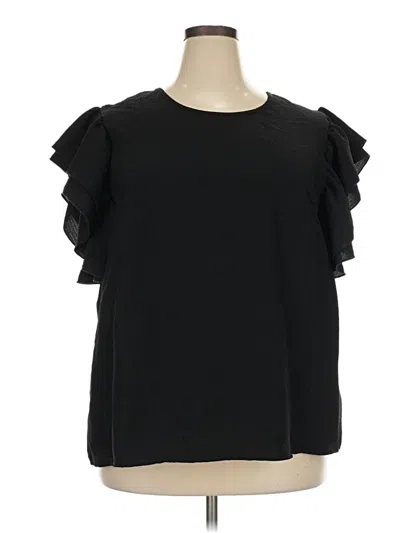Pre-owned Emery Rose Short Sleeve T-shirt In Black